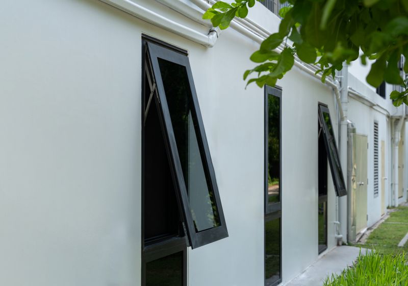 Modern Casement Windows on a Home